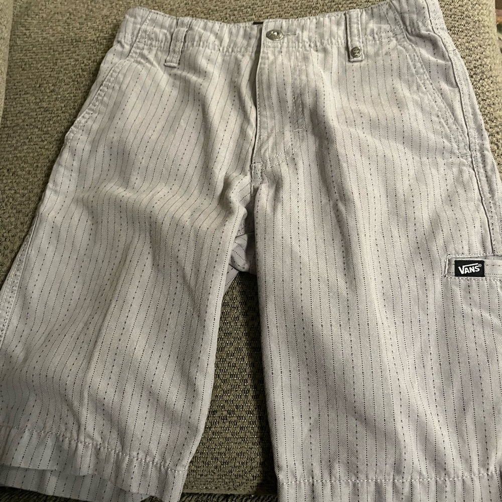 Van’s boy shorts size 8